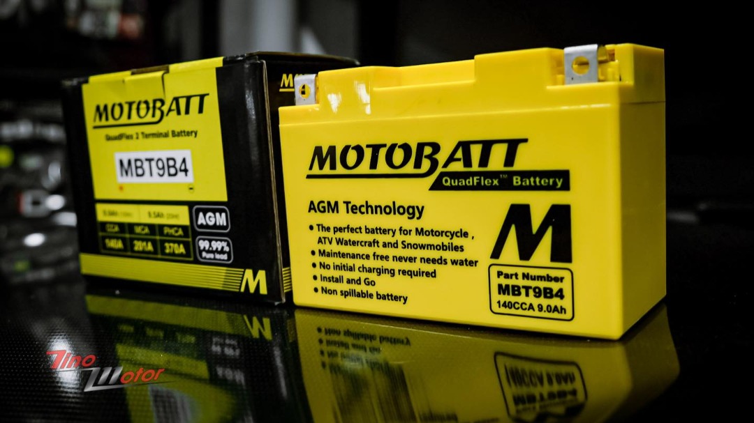 Battery MotoBatt MBT9B4 12V-9Ah